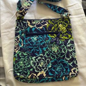 Vera Bradley Blue and Green Quilted Bag